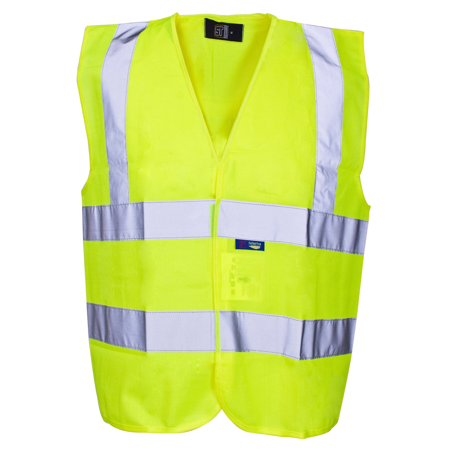 Supertouch Hi Vis Builders Vest Yellow