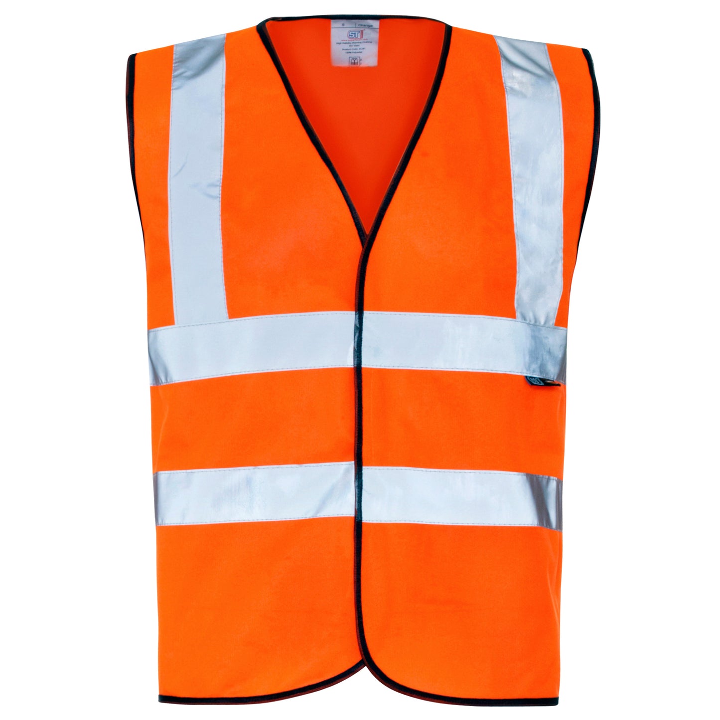 Supertouch Hi Vis Vest - Velcro Orange