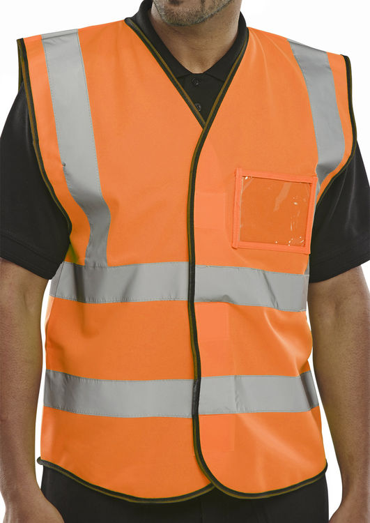 Hi Vis Vest Standard ID pocket