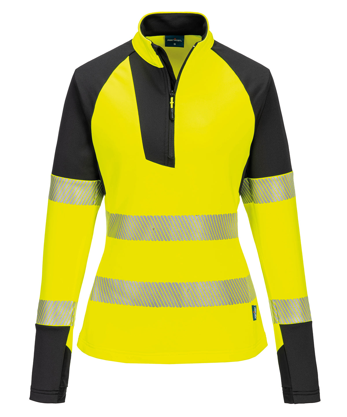 Women’s PW3 Hi-vis ¼-zip sweatshirt