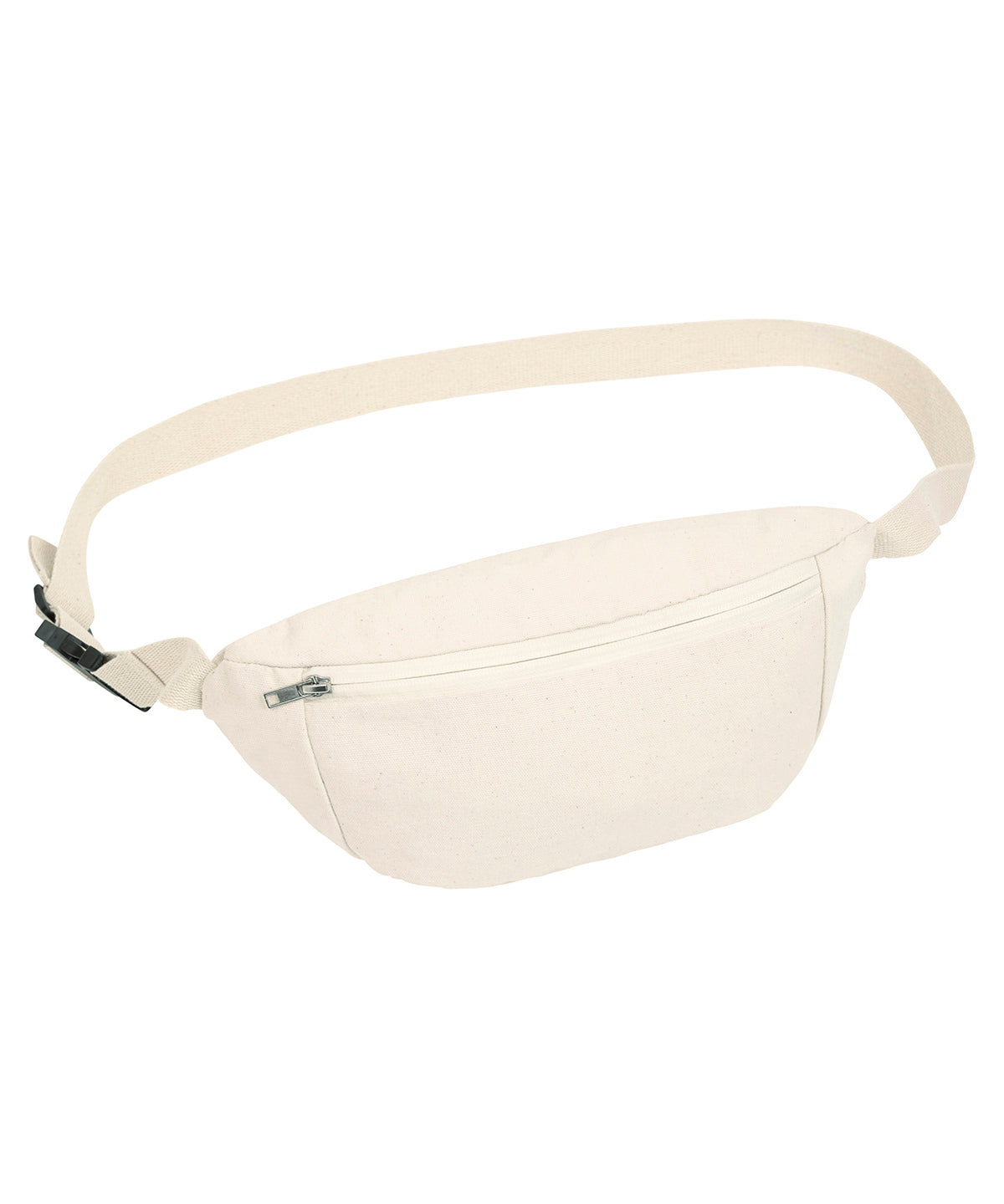 Hip bag with canvas fabric