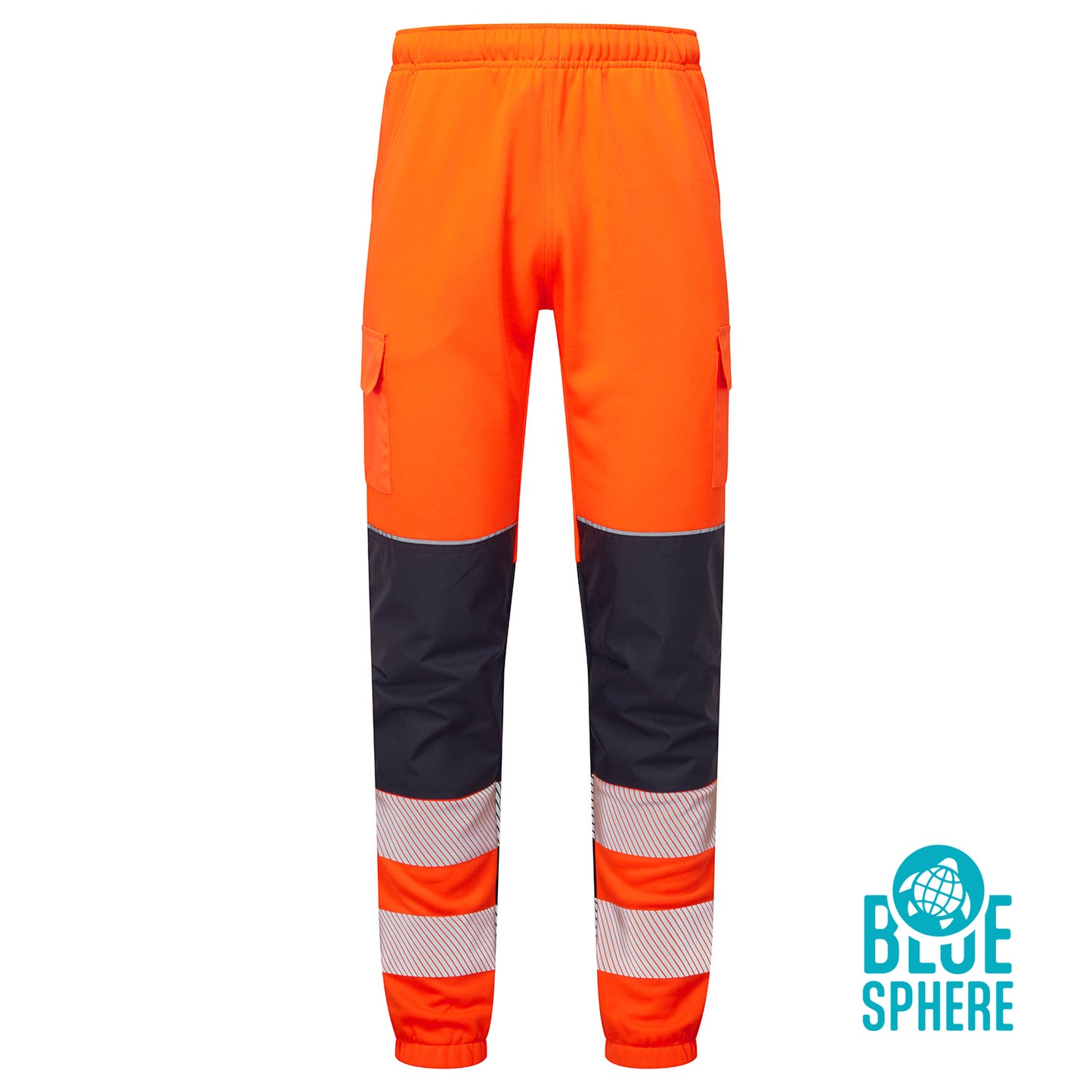 Supertouch Blue Sphere Essentials Hi-Vis Eco CottonCool Orange Jogger Orange/Navy