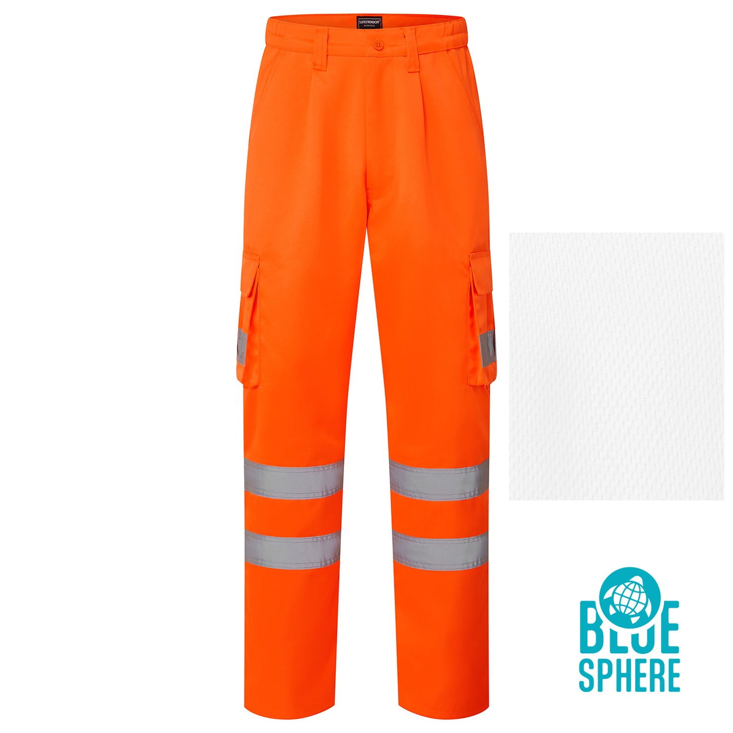 Supertouch Blue Sphere Supertouch Eco HV Trouser Orange
