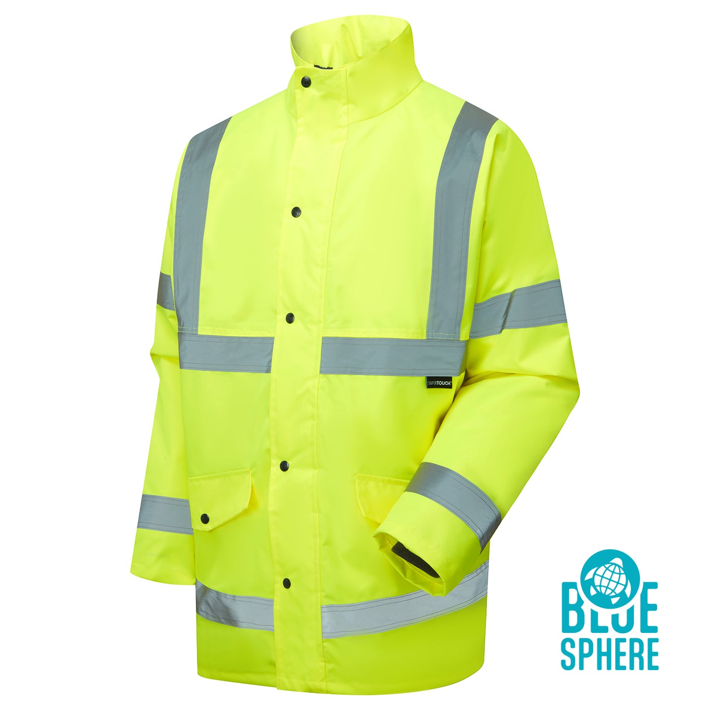 Supertouch Blue Sphere Supertouch Eco Hi Vis Yellow Parka Yellow
