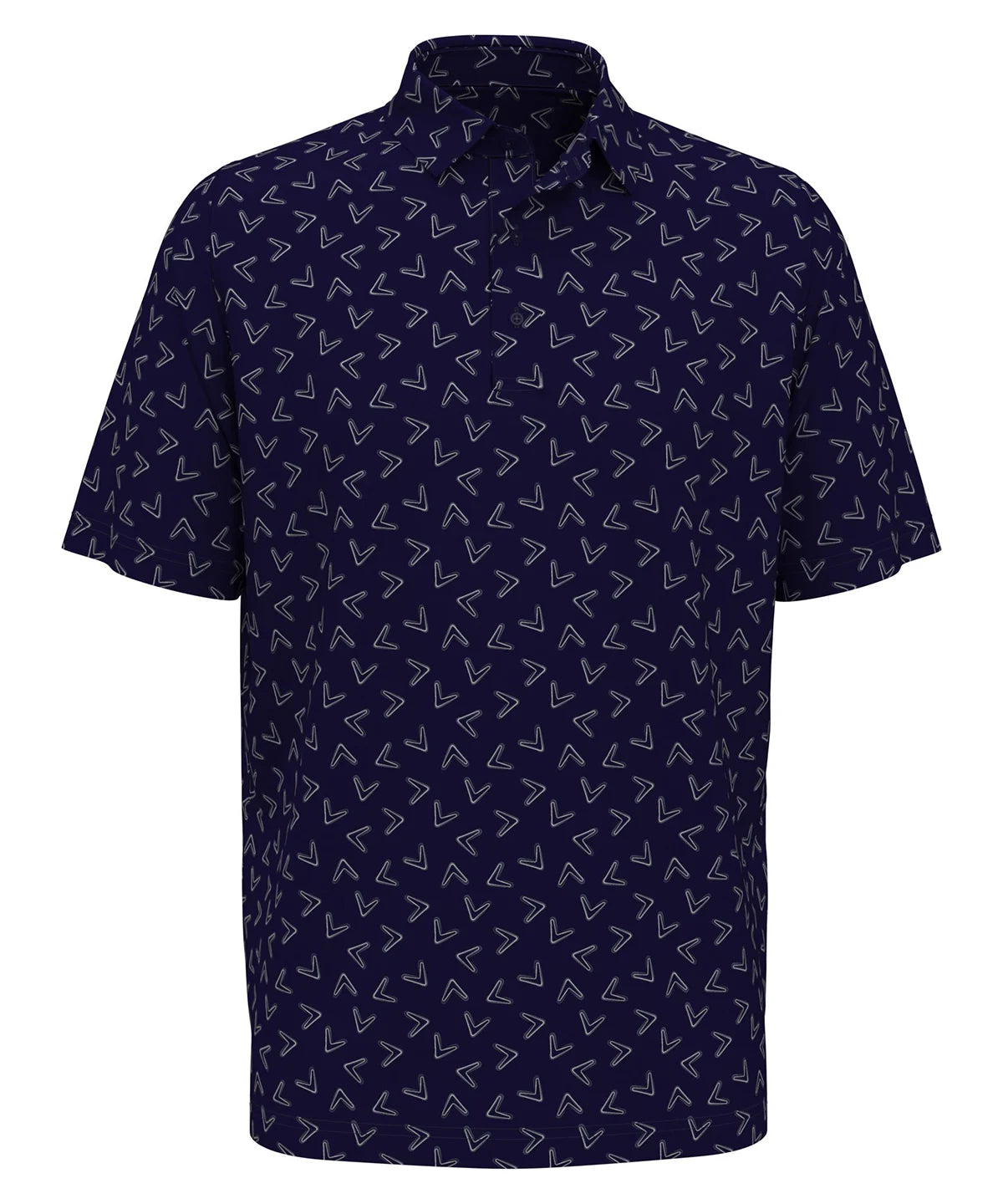 Callaway - CW035 All-over large chev printed polo