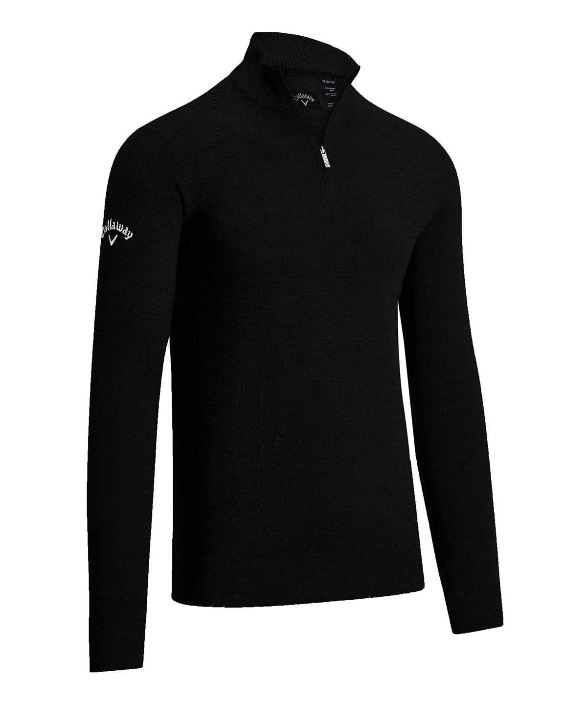 Callaway - CW075 Ribbed ¼ zip Merino sweater