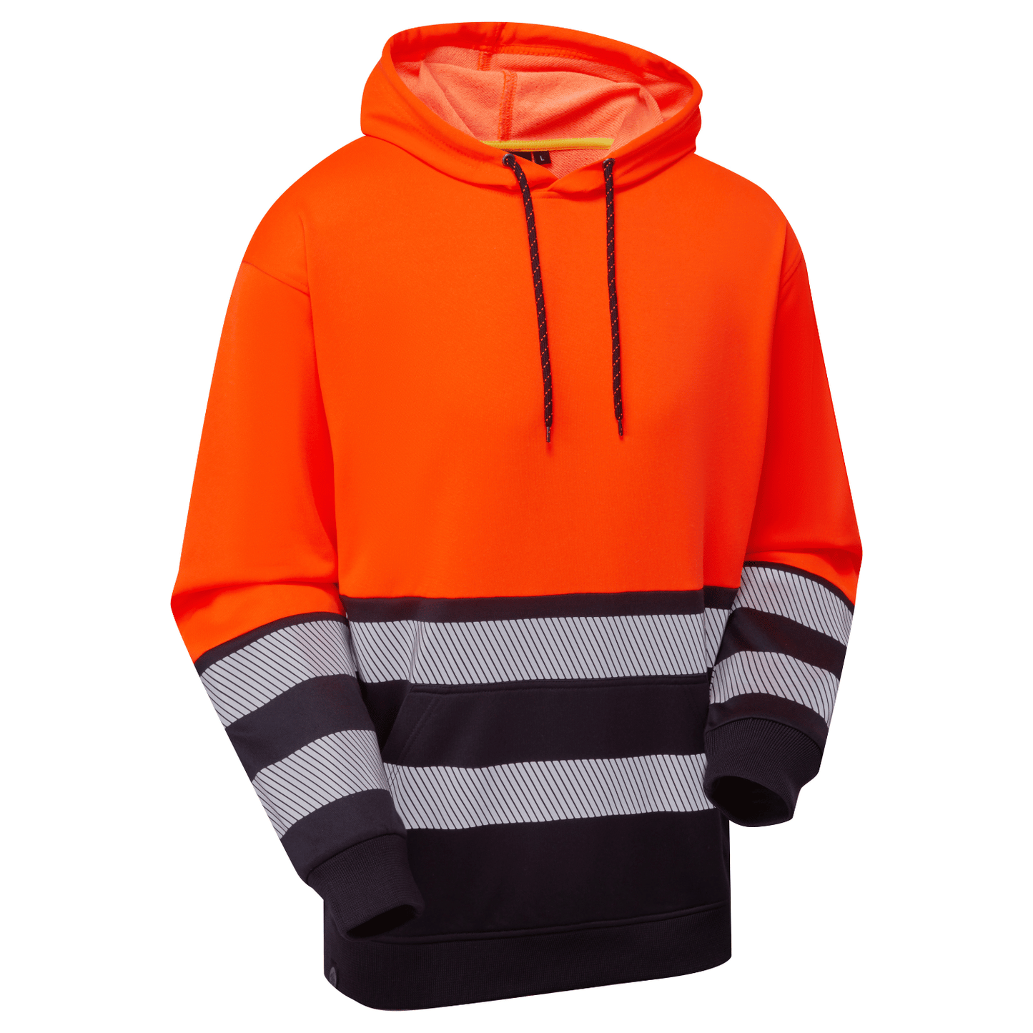 Supertouch Blue Sphere Essentials Hi-Vis Eco CottonCool Orange/Navy Hoodie Orange/Navy