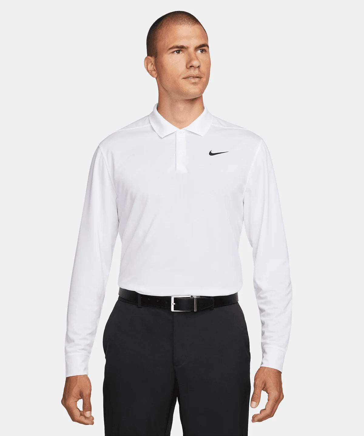 NK354 Nike Dri-FIT Victory solid long sleeve polo