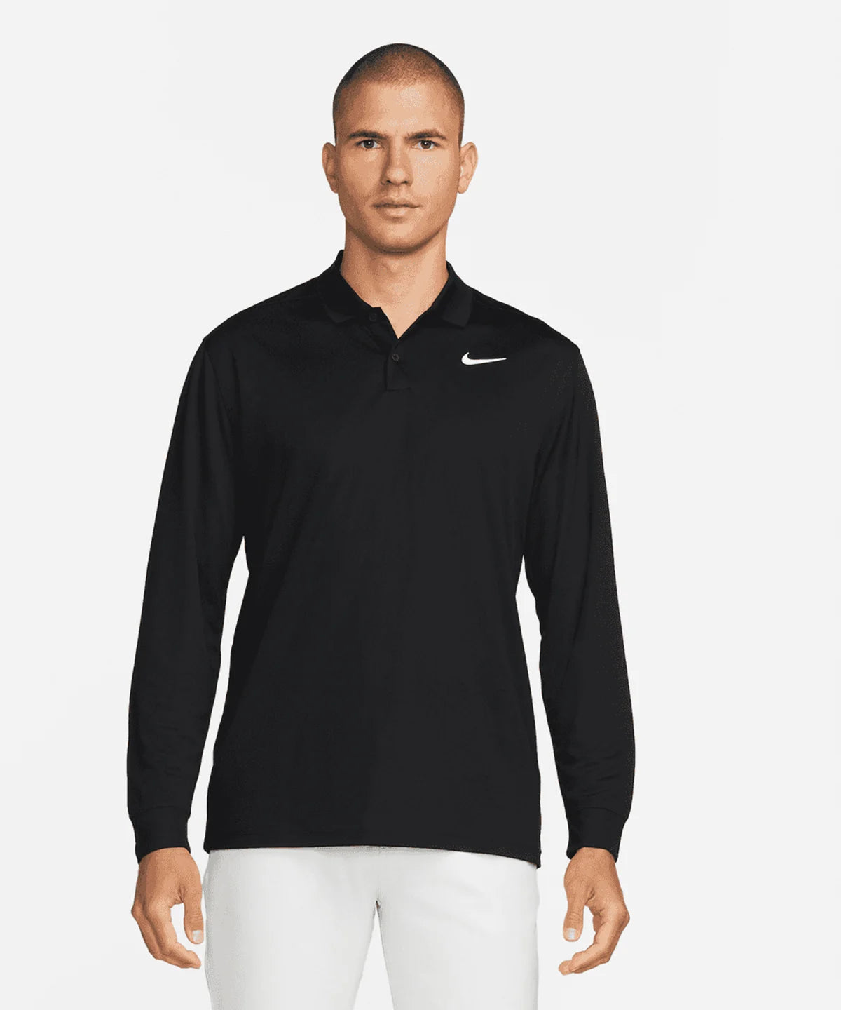 NK354 Nike Dri-FIT Victory solid long sleeve polo