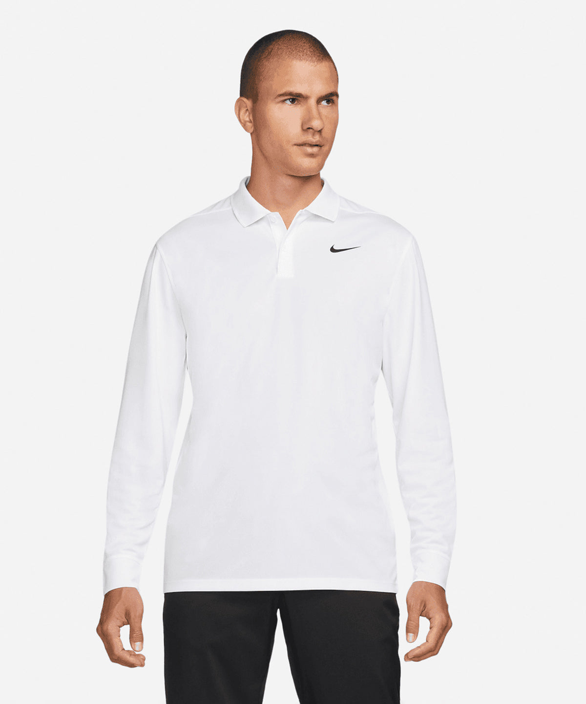 NK354 Nike Dri-FIT Victory solid long sleeve polo