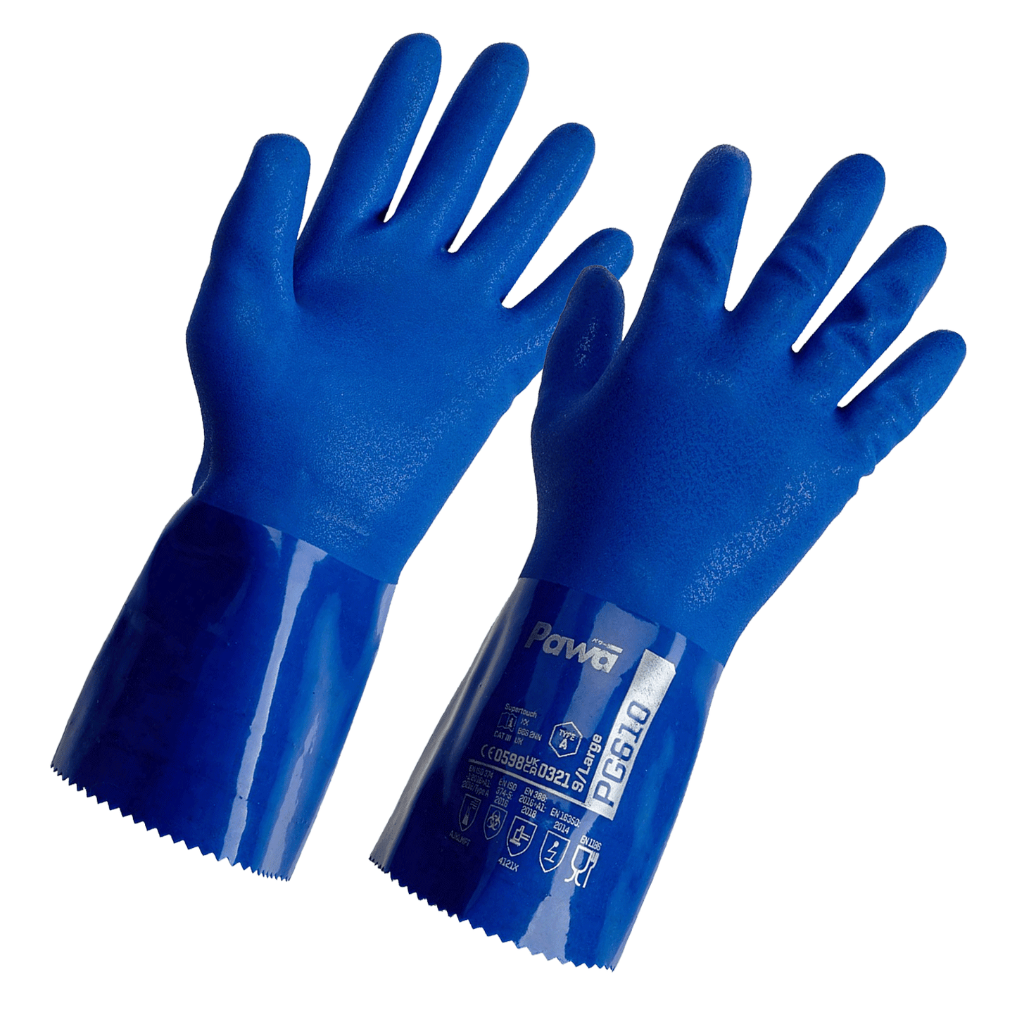 Pawa Pawa PG610 Type A Chemical Resistant Gloves Blue