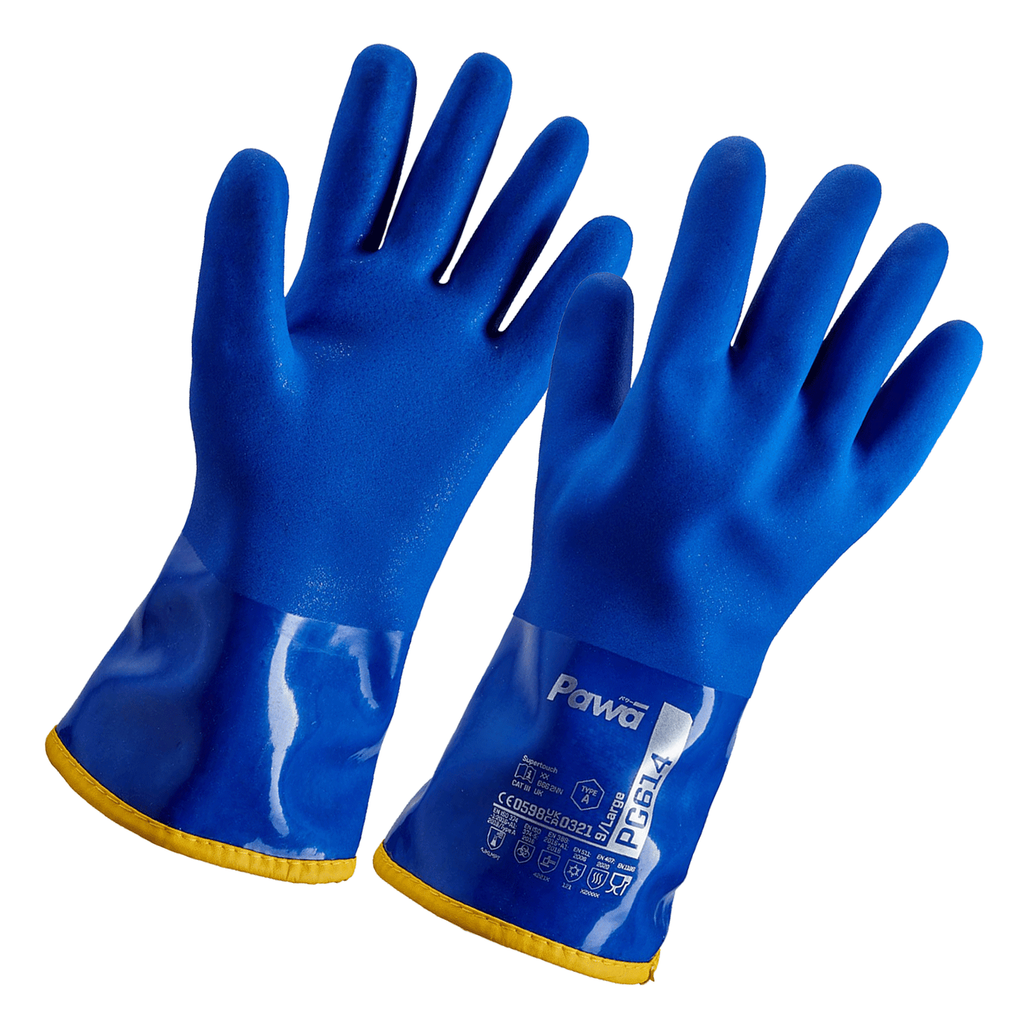 Pawa Pawa PG614 Type A Chemical-Resistant Thermal Gloves Blue