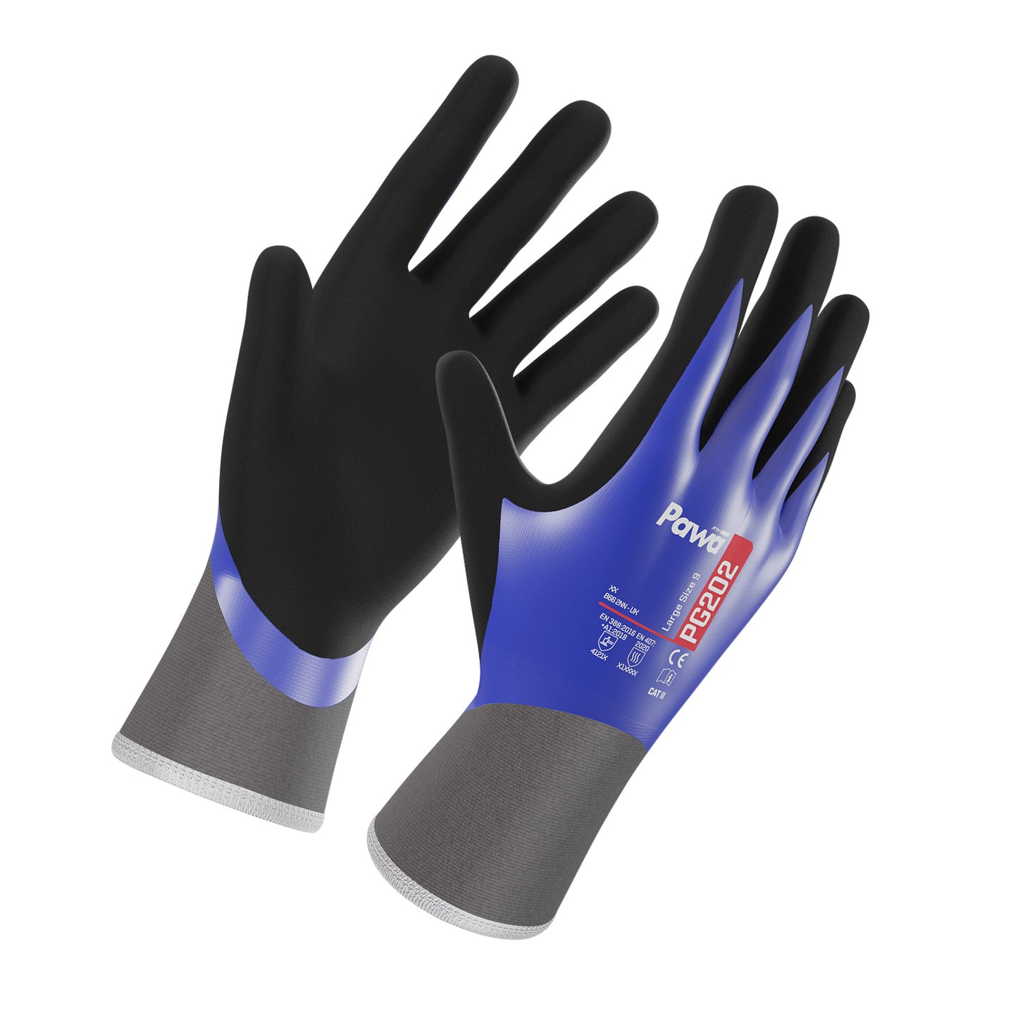 Pawa Pawa PG202 Oil-Resistant Glove Blue
