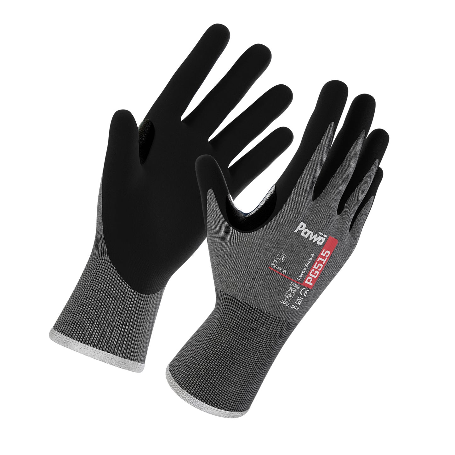 Pawa Pawa PG515 Anti-Cut Oil-Resistant Gloves Black