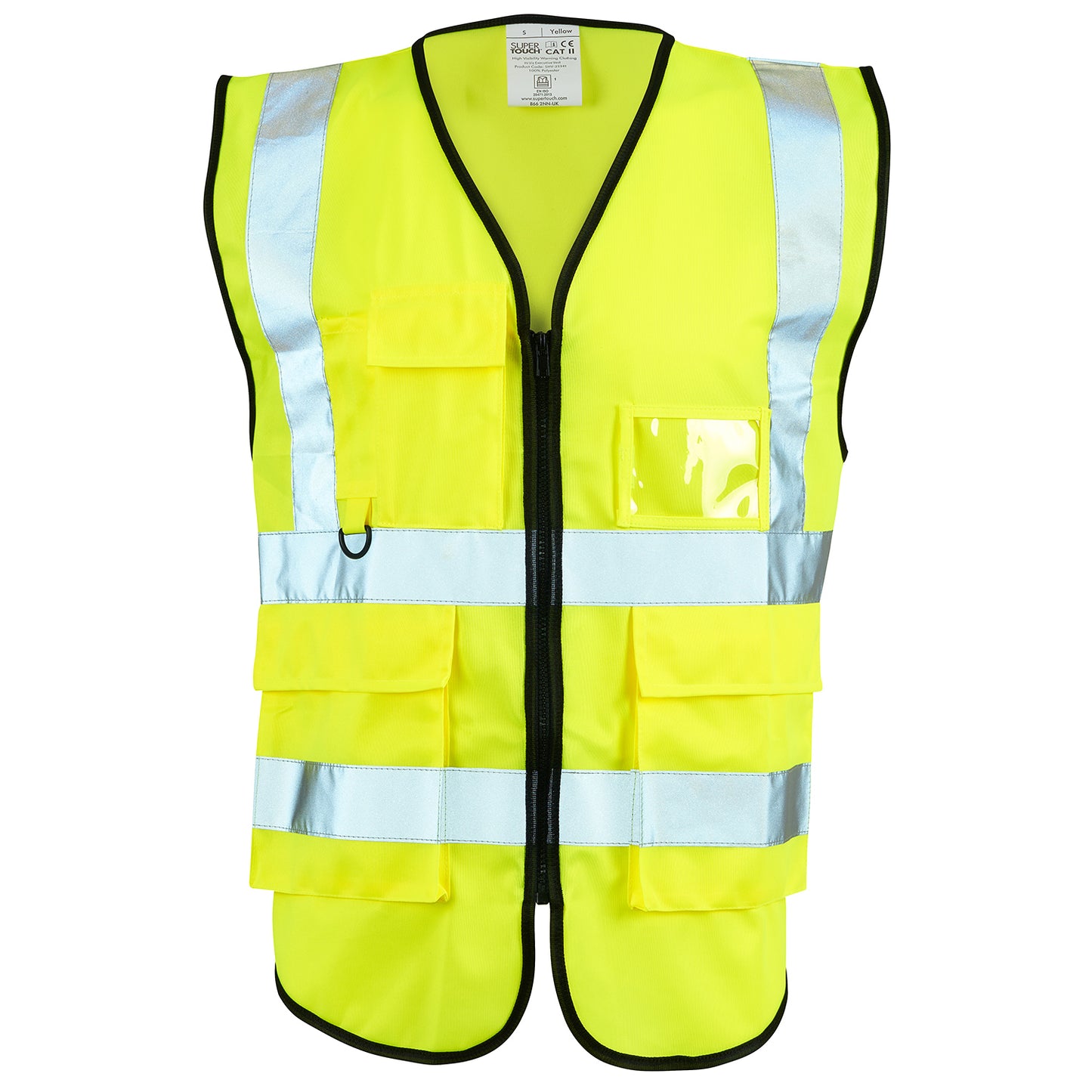 Supertouch Supertouch Hi Vis Yellow Executive Vest Yellow