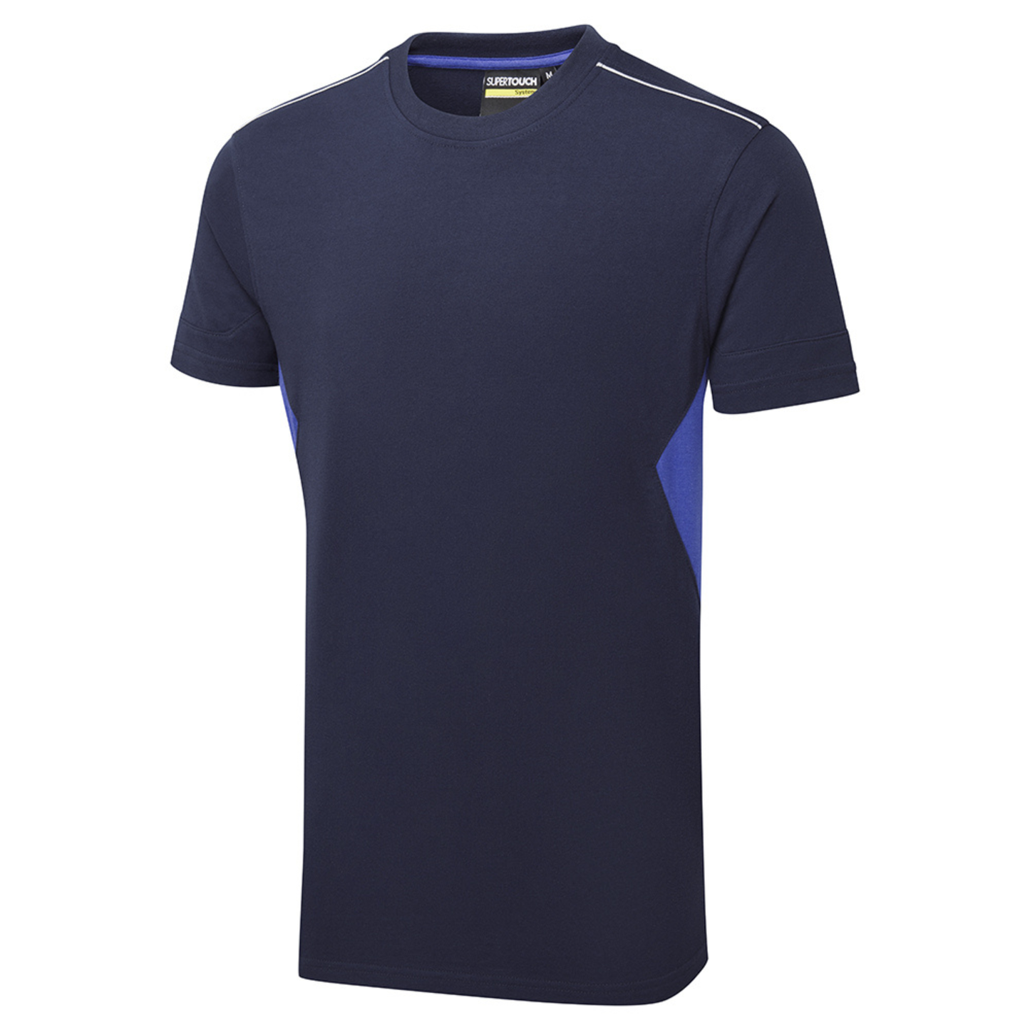 Supertouch Blue Sphere System Eco Women's Navy/Royal Blue Quarter Zip Sweatshirt Navy/Royal