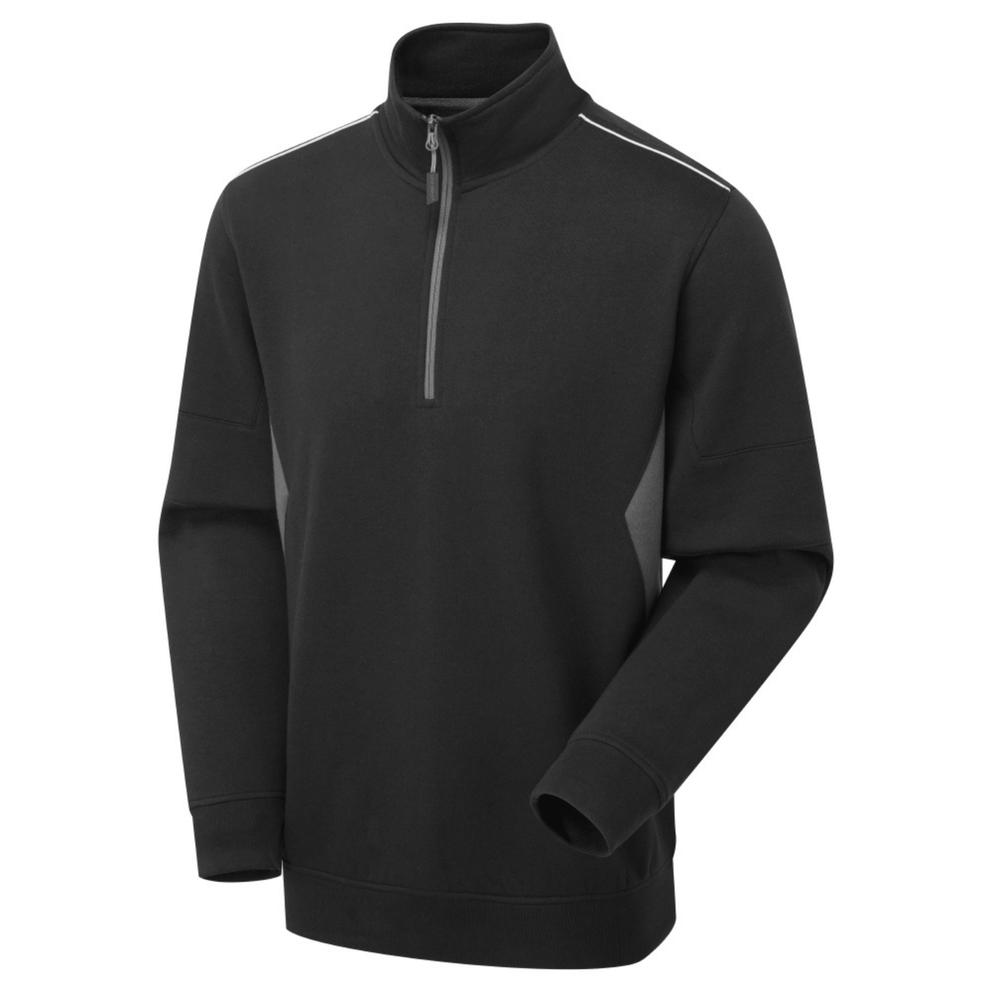 Supertouch Blue Sphere System Eco Women's Navy/Royal Blue Quarter Zip Sweatshirt Black/Grey