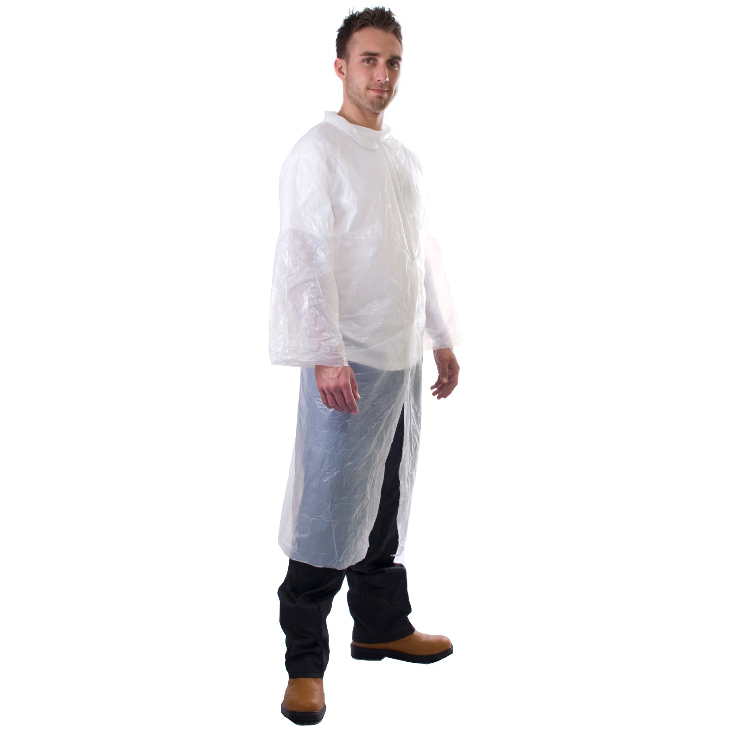 Supertouch PE Visitors Coats Yellow