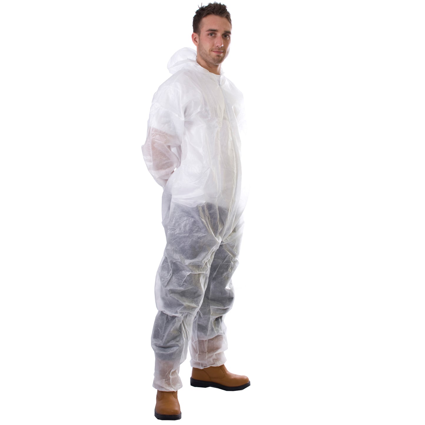 Supertouch PP Non-Woven Coveralls Red
