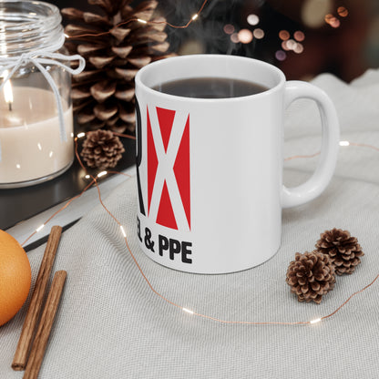 Custom Logo White Mug, 11oz