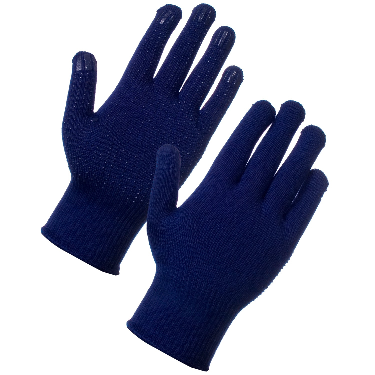 Supertouch Superthermal Gloves - PVC Dot Blue