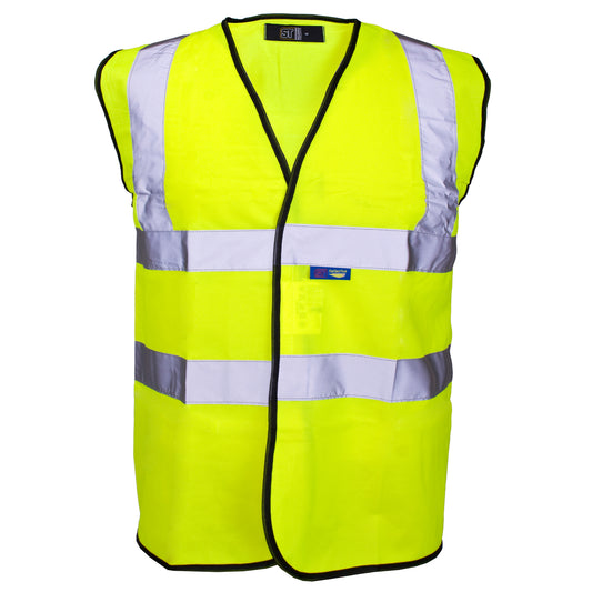 Supertouch Hi Vis Vest - Velcro Yellow