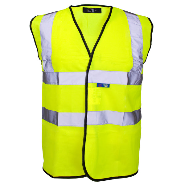 Supertouch Hi Vis Vest - Velcro Yellow