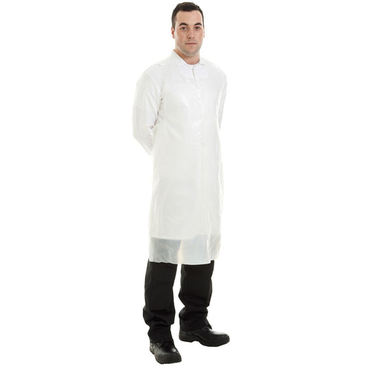 Supertouch Supertouch HDPE 8 Micron Apron on a Roll Blue