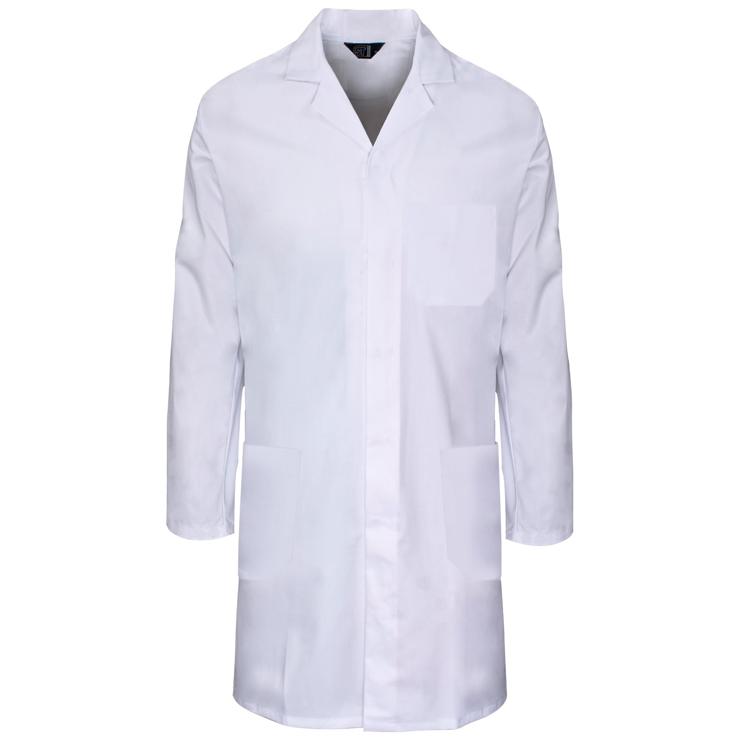 Supertouch Polycotton Lab Coat Navy