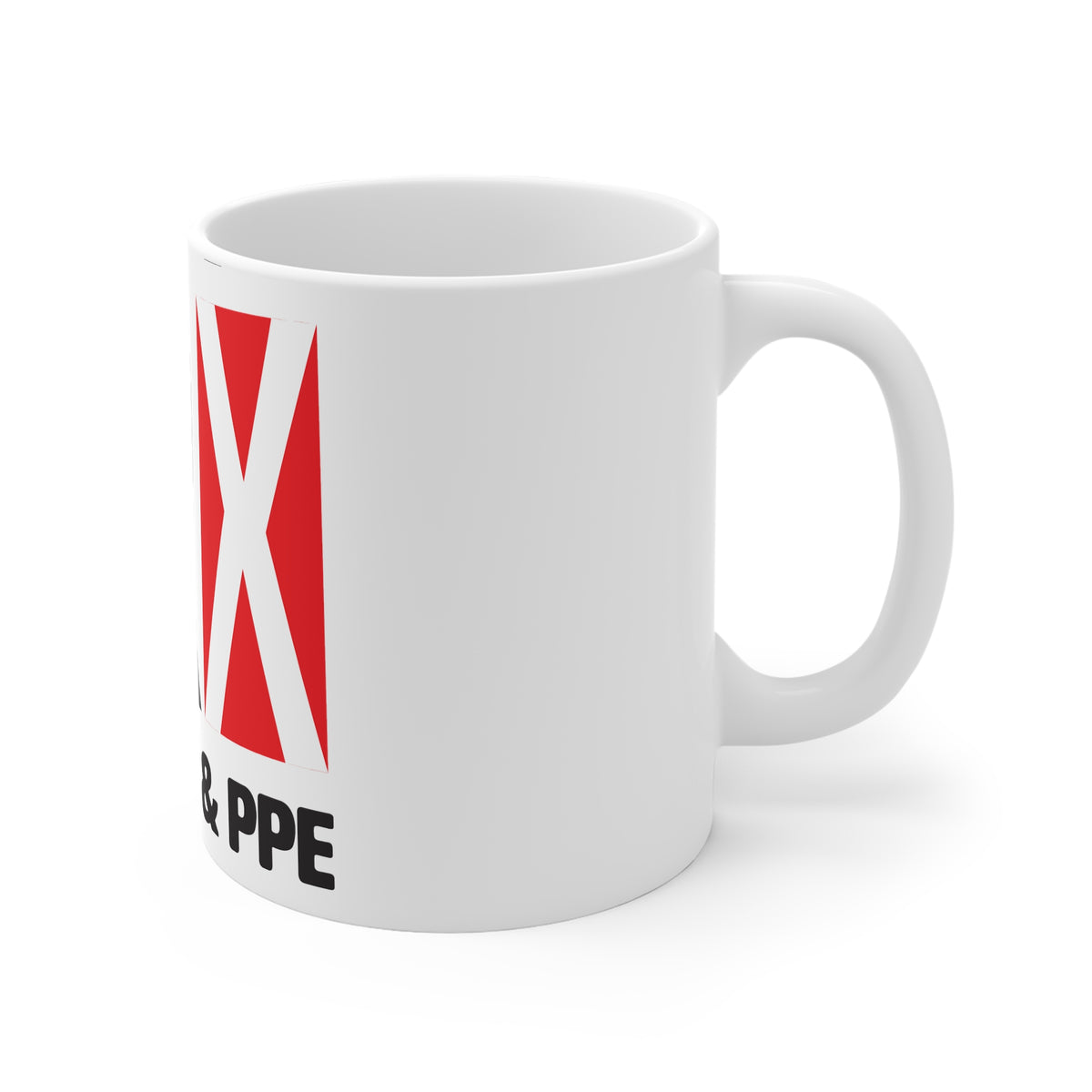 Custom Logo White Mug, 11oz