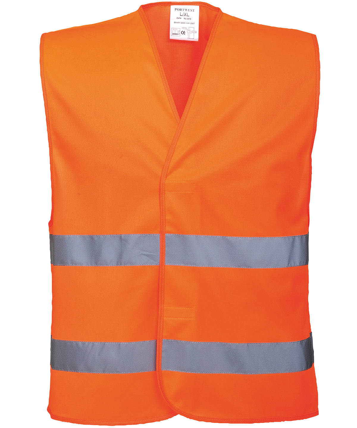 Hi-vis two-band vest