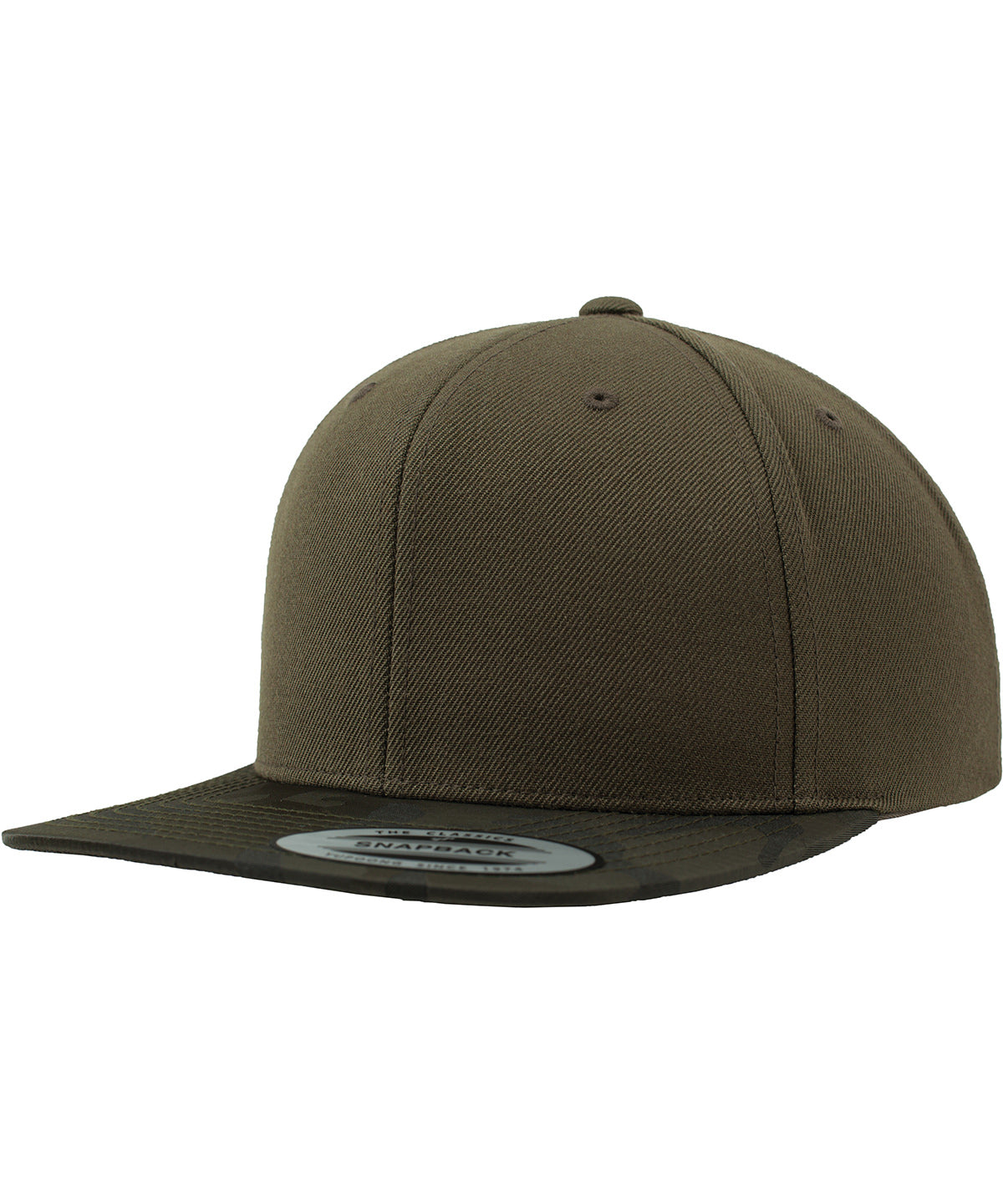 Camo visor snapback