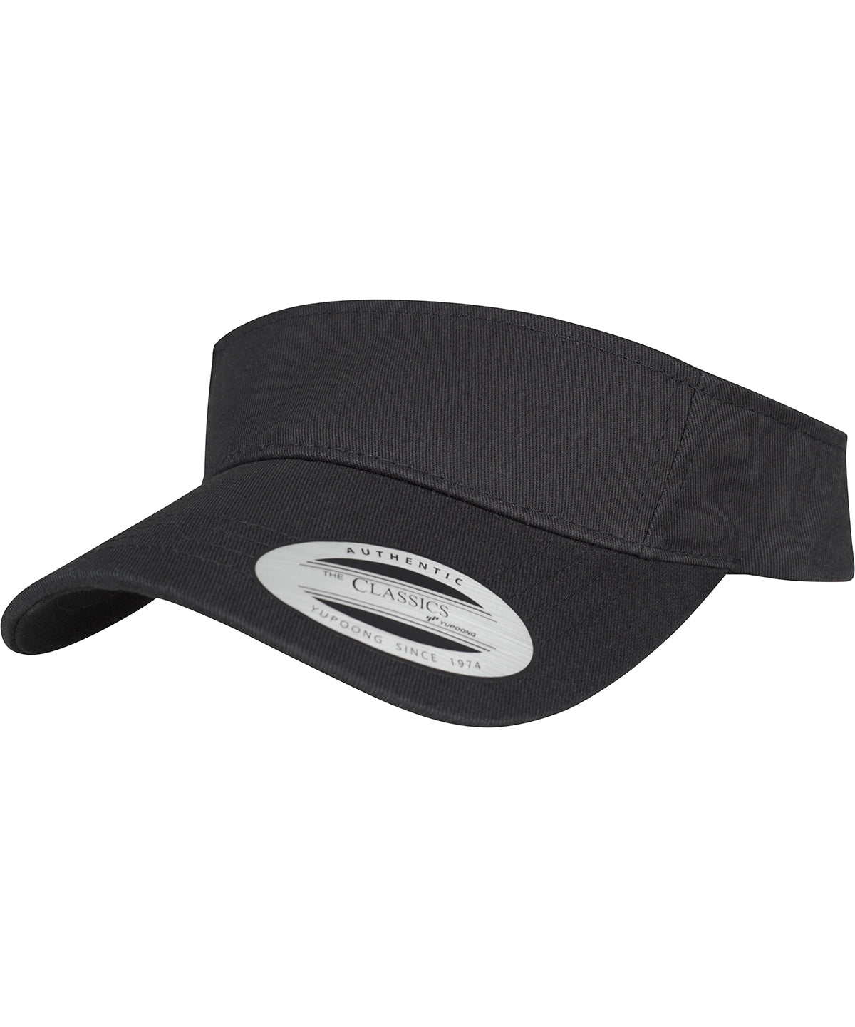 Curved visor cap