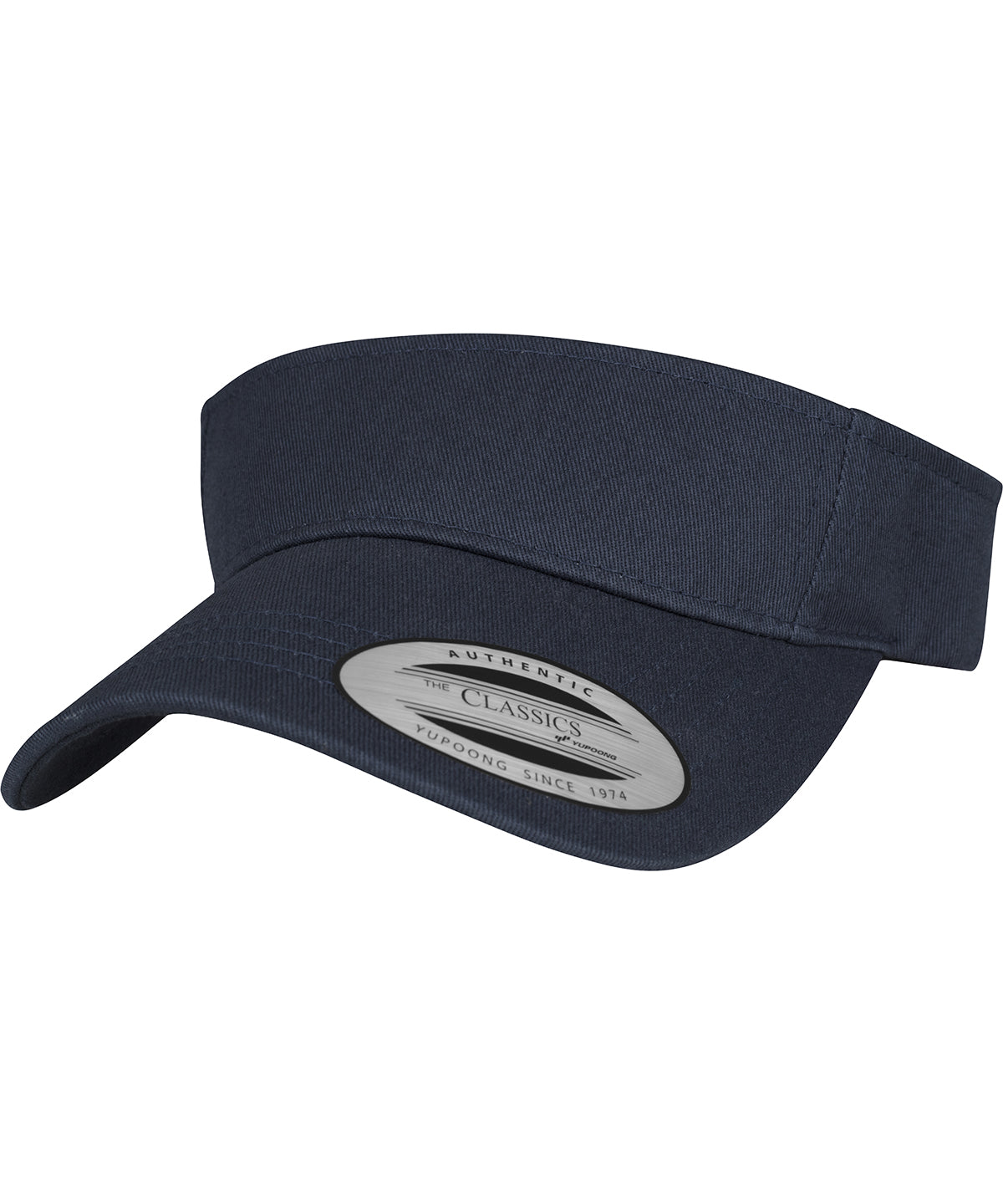 Curved visor cap