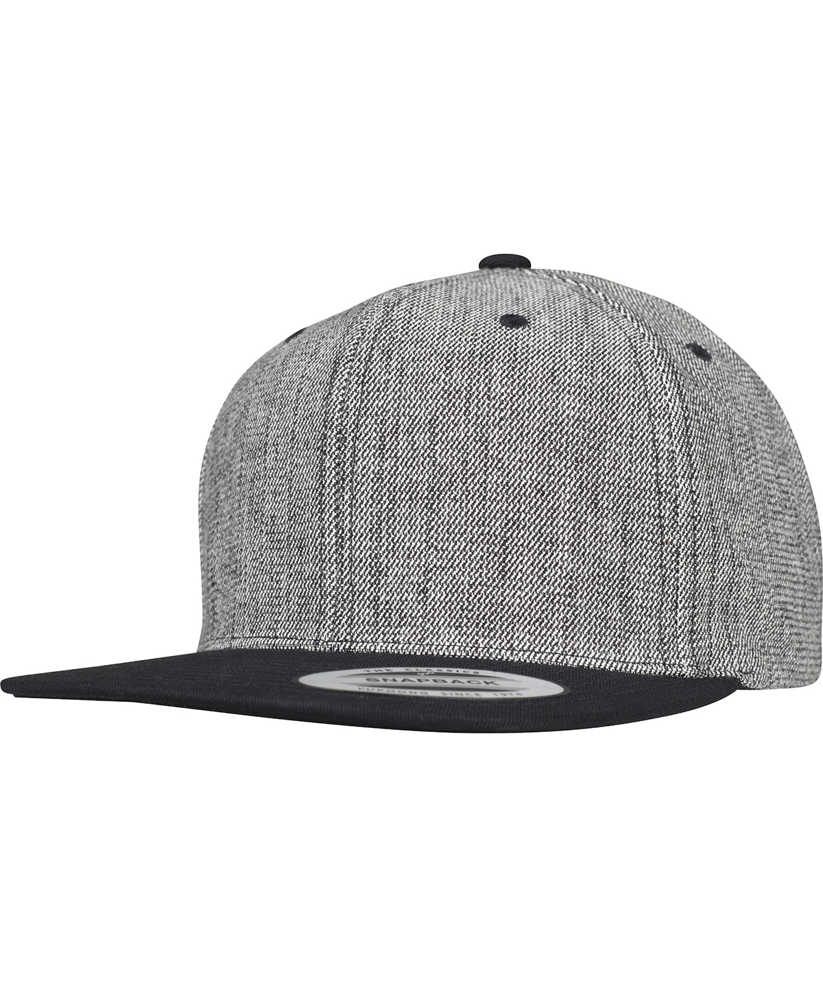Melange solid snapback