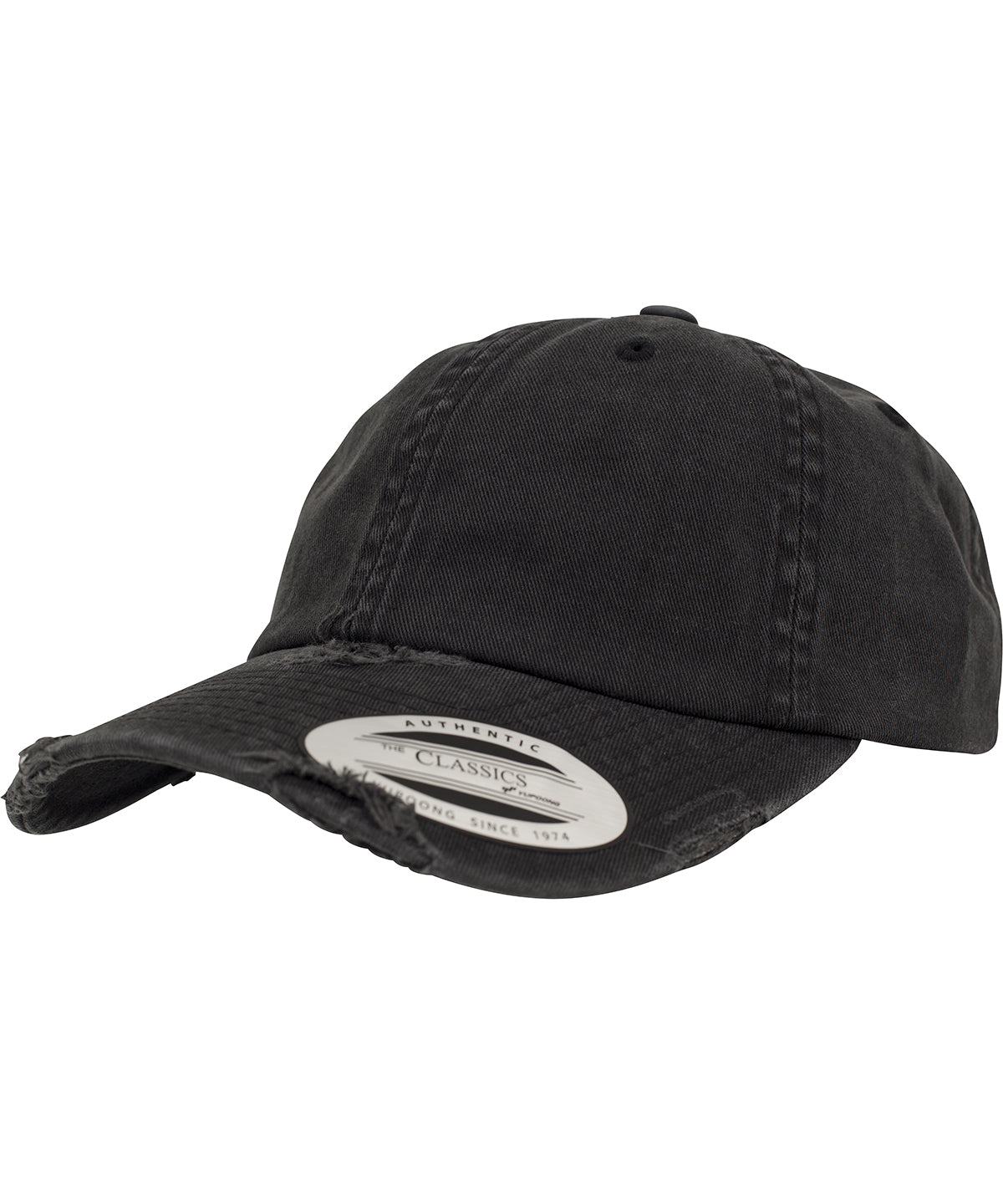 Low-profile destroyed cap