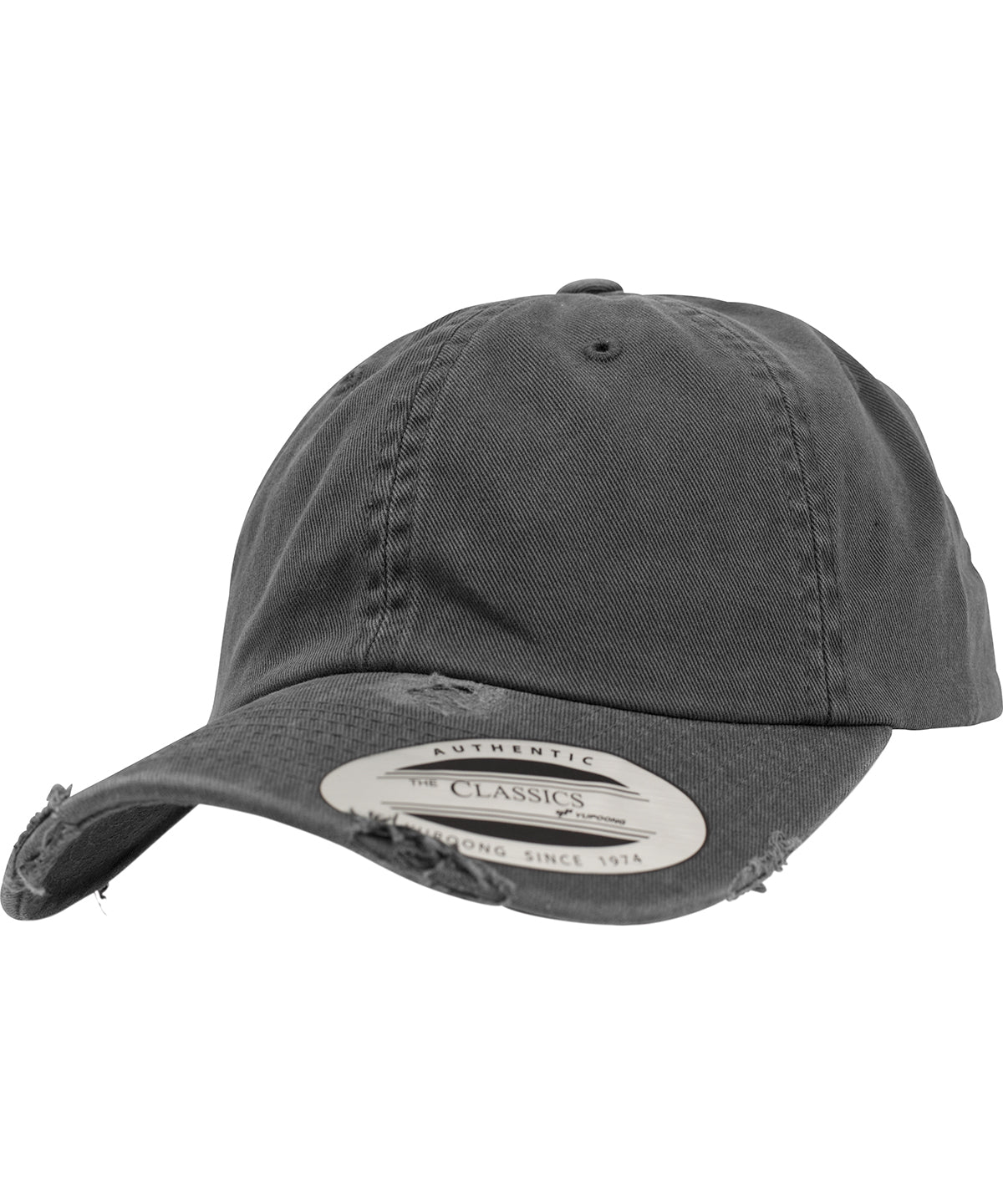 Low-profile destroyed cap