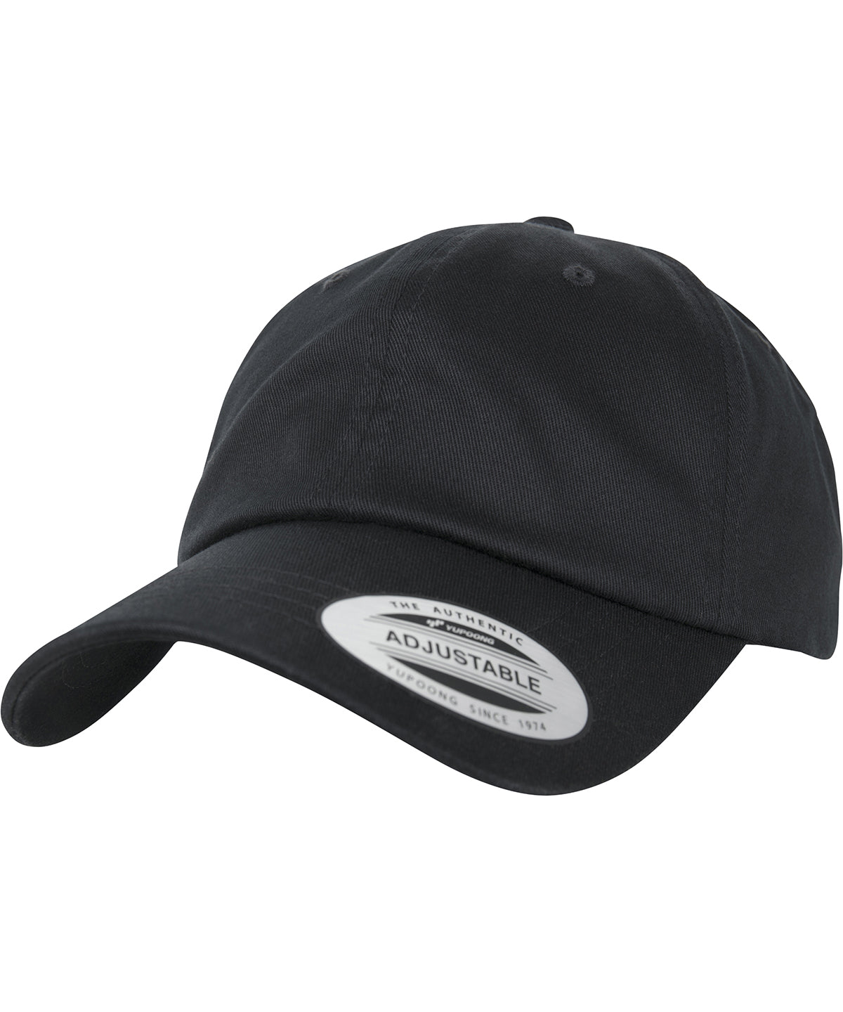 Low-profile organic cotton cap