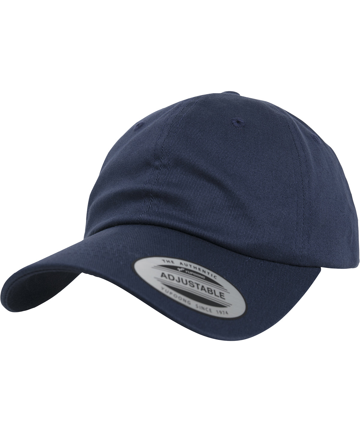 Low-profile organic cotton cap
