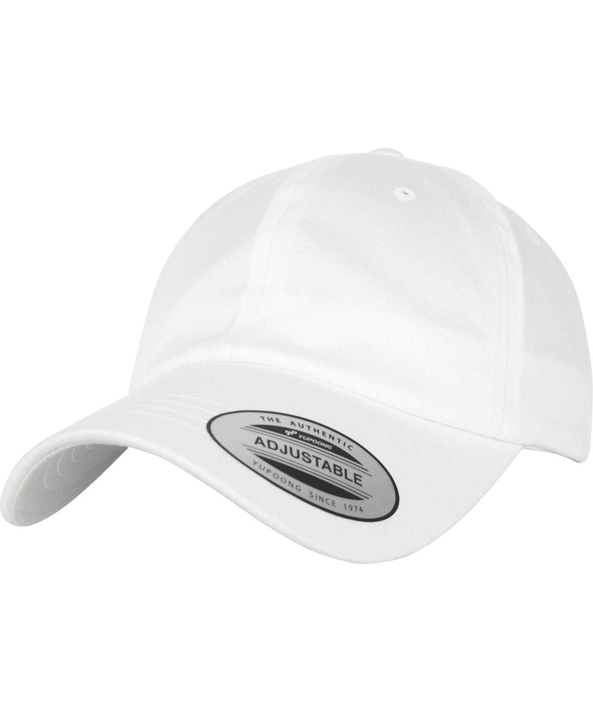 Low-profile organic cotton cap