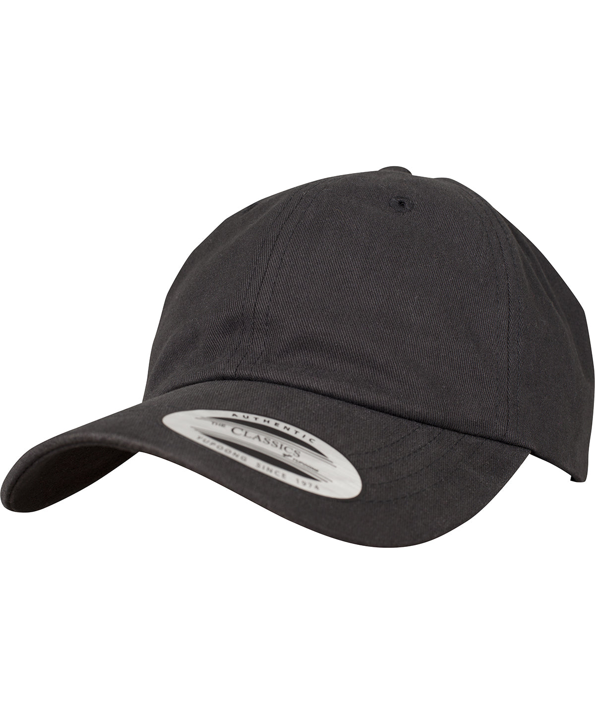 Peached cotton twill dad cap