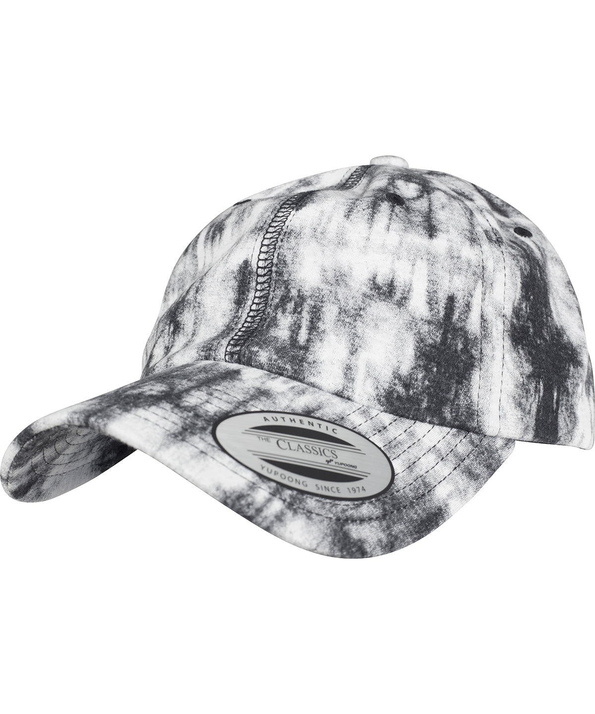 Low-profile tie-dye cap