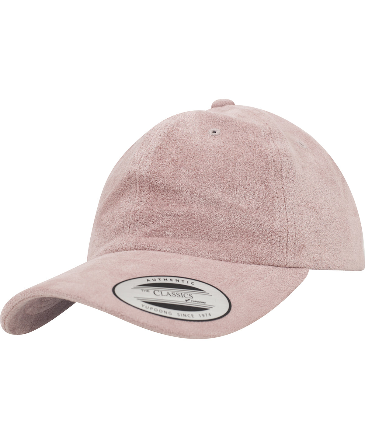 Low-profile velours cap