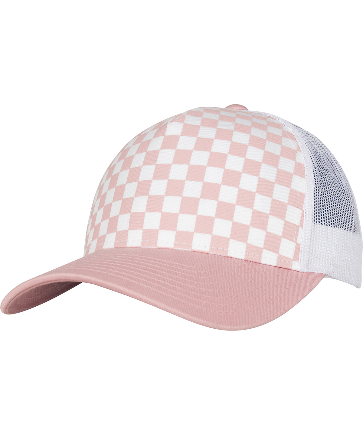 Checkerboard retro trucker