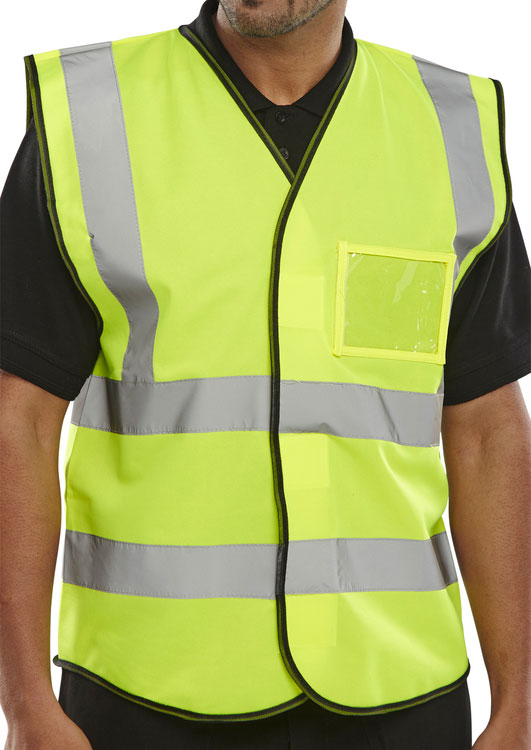 Hi Vis Vest Standard ID pocket
