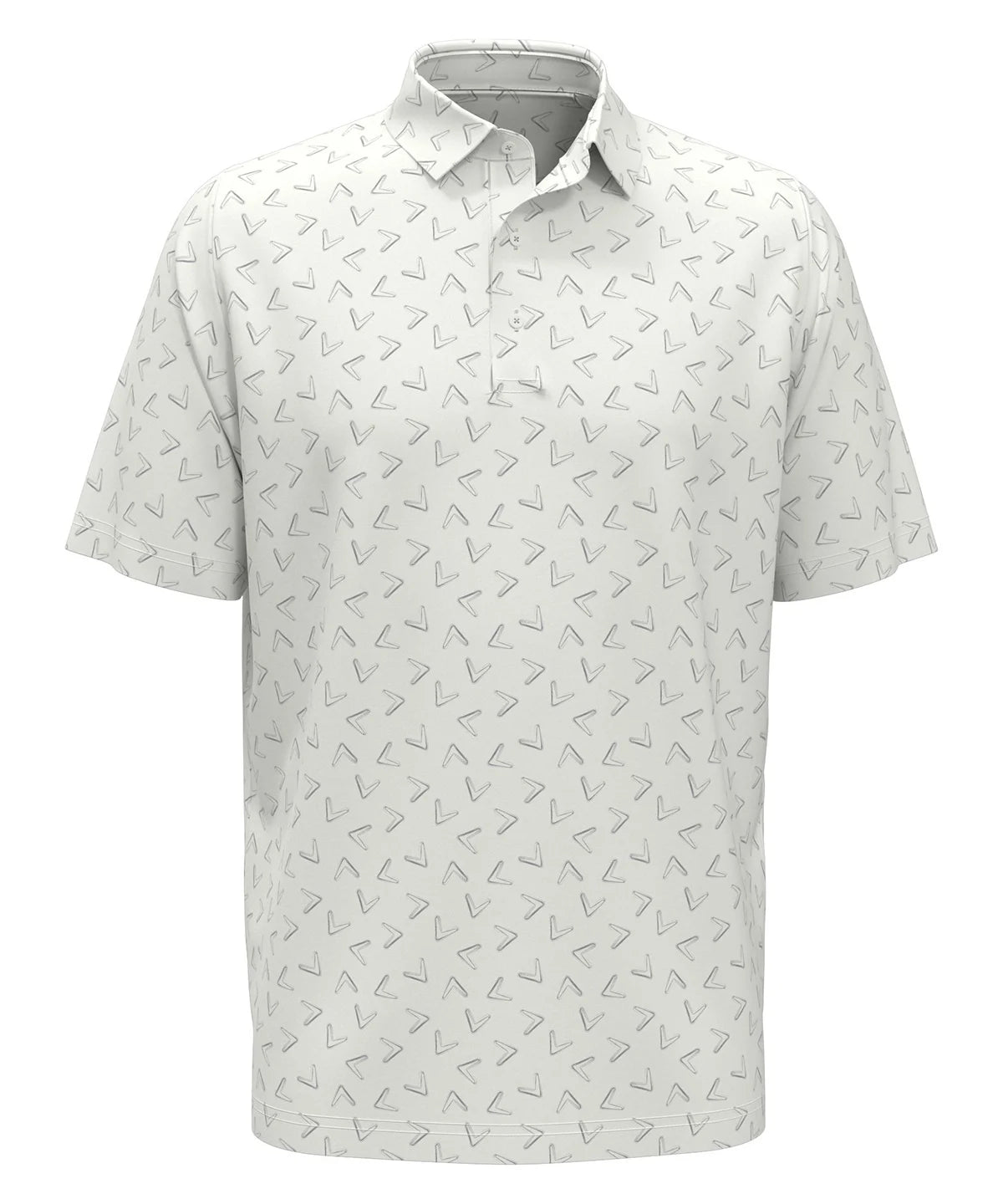 Callaway - CW035 All-over large chev printed polo