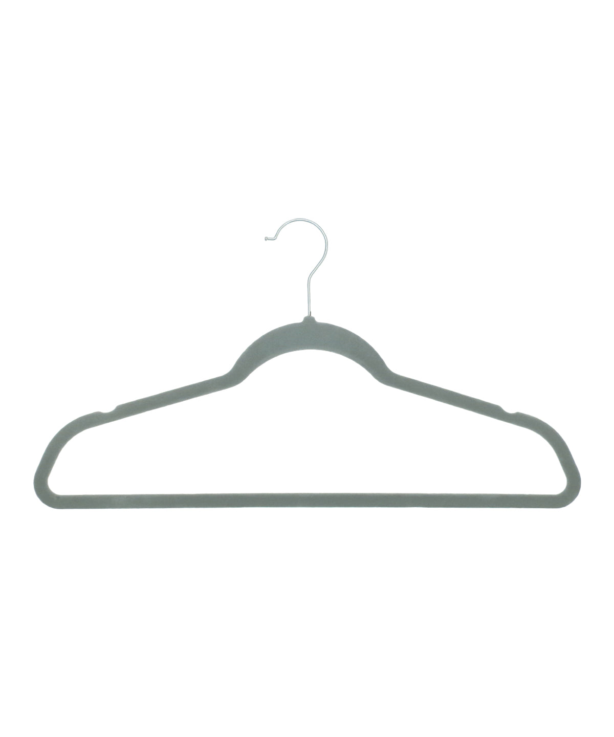 Velvet-effect coat hangers