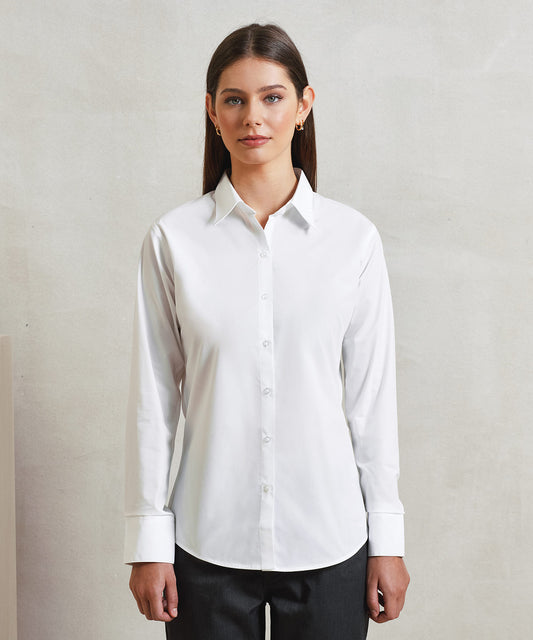 Women's supreme poplin long sleeve shirt