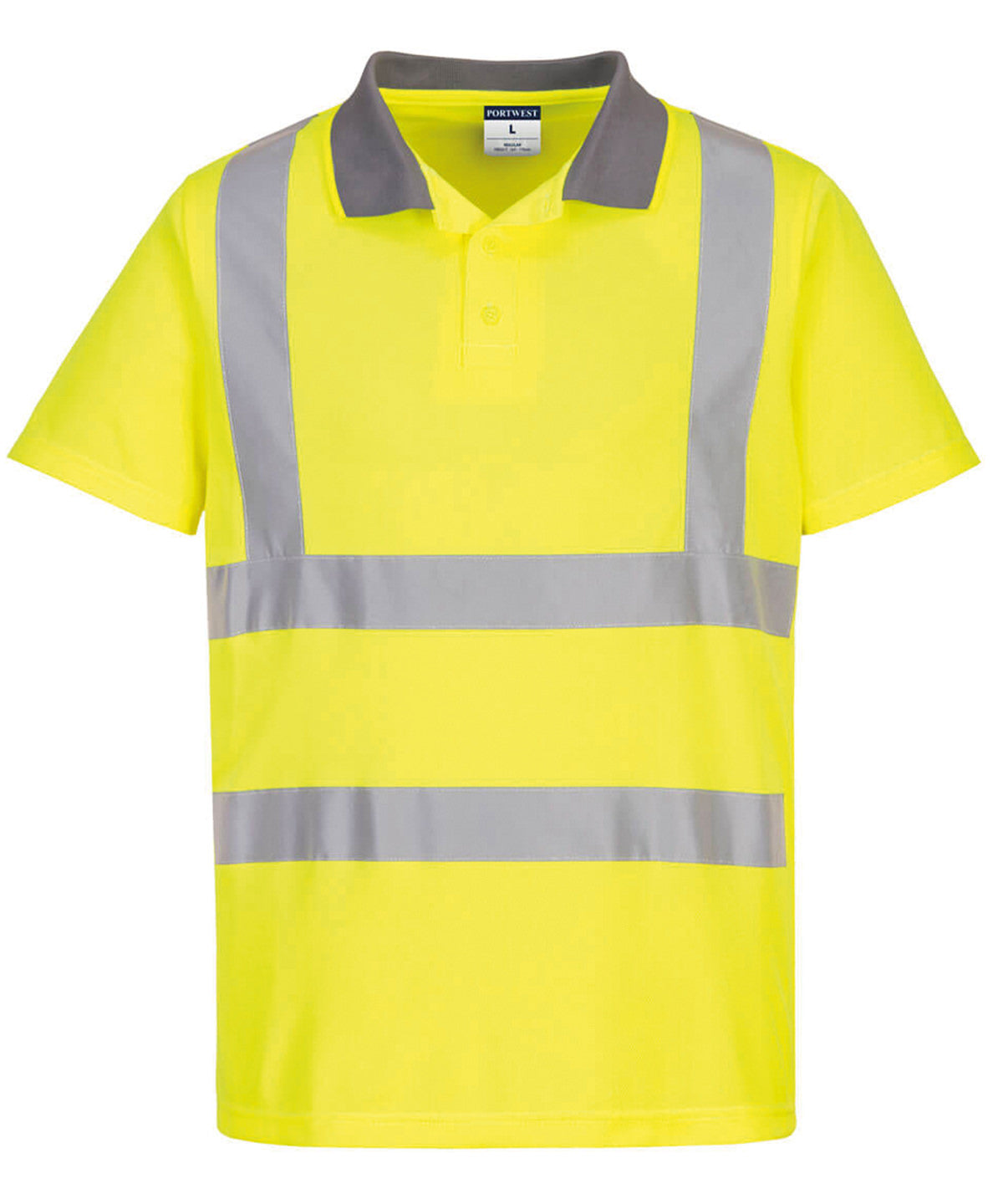 Eco Hi-vis short sleeve polo