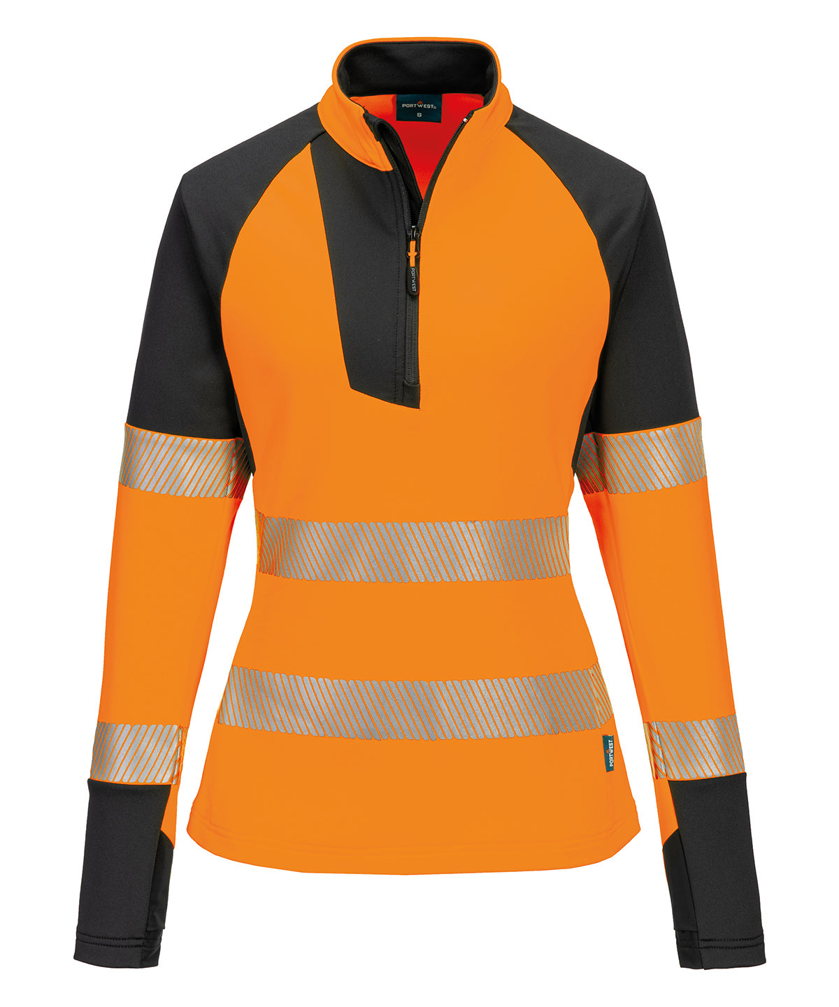 Women’s PW3 Hi-vis ¼-zip sweatshirt